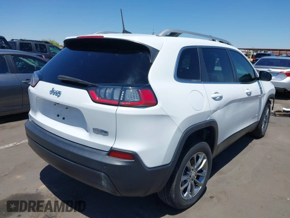 2019 Jeep Cherokee Latitude Plus z VIN 1C4PJLLB6KD420089, wystawiony jako IAAI lot #42229046 z przebiegiem 45 437 mil mil oraz . Historia ofert i sprzedaży dostępna na DreamBid. Obrazek 4.