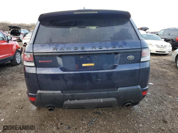 2017 Land Rover Range Rover Sport HSE Dynamic with VIN SALWV2FV1HA175625, listed as a Copart auction lot 82365164 with 88,199 mi miles and Salvage Title. Bid and sale history available at carsss.com. Image 6.