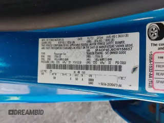 2013 Ford Fiesta SE with VIN 3FADP4EJ9DM158657, listed as a IAAI auction lot 42102761 with 170,845 mi miles and . Bid and sale history available at DreamBid. Image 9.