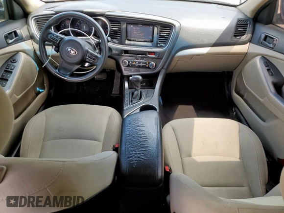 2015 Kia Optima LX with VIN 5XXGM4A75FG459375, listed as a Copart auction lot 64859905 with 156,421 mi miles and Salvage title. Bid and sale history available at DreamBid. Image 8.