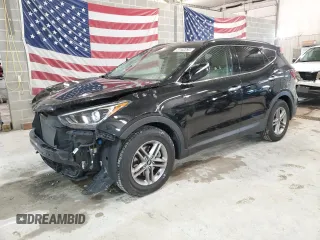 2017 Hyundai Santa Fe 2.4L with VIN 5NMZUDLB1HH022813, listed as a Copart auction lot 76973494 with 100,866 mi miles and Salvage title. Bid and sale history available at DreamBid. Image 1.