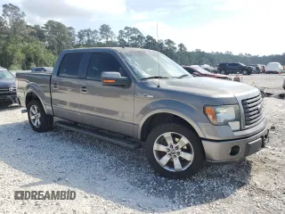 2012 Ford F-150 XL with VIN 1FTFW1CF6CKE18103, listed as a Copart auction lot 52884105 with 150,951 mi miles and Salvage Title. Bid and sale history available at carsss.com. Image 4.