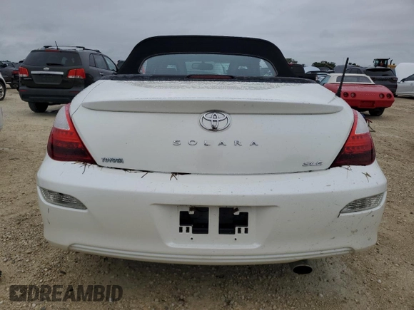 2007 Toyota Solara SE with VIN 4T1FA38P77U118815, listed as a Copart auction lot 73971614 with Not Provided miles and Salvage Title. Bid and sale history available at DreamBid. Image 6.