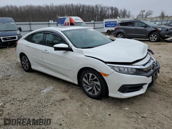 2016 Honda Civic Sedan EX with VIN 19XFC2F77GE047190, listed as a Copart auction lot 48611405 with 89,059 mi miles and Salvage Title. Bid and sale history available at carsss.com. Image 4.