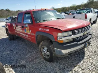2002 Chevrolet Silverado 3500 LT with VIN 1GCJK331X2F129366, listed as a Copart auction lot 50053925 with 0 mi miles and Clean Title. Bid and sale history available at carsss.com. Image 4.
