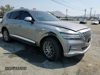 2021 Genesis GV80 with VIN KMUHB4SB5MU040802, listed as a Copart auction lot 71497074 with 45,321 mi miles and Salvage title. Bid and sale history available at DreamBid. Image 12.