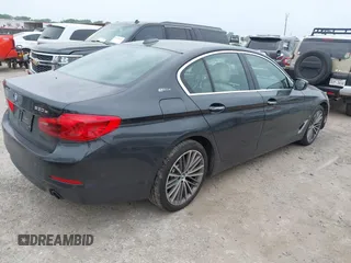 2018 BMW 5 Series 530e with VIN WBAJA9C55JB033575, listed as a IAAI auction lot 42067380 with 111,902 mi miles and . Bid and sale history available at DreamBid. Image 4.