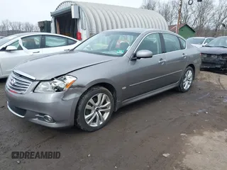 2010 Infiniti M with VIN JN1CY0AR0AM960483, listed as a IAAI auction lot 41619095 with 81,690 mi miles. Bid and sale history available at carsss.com. Image 2.
