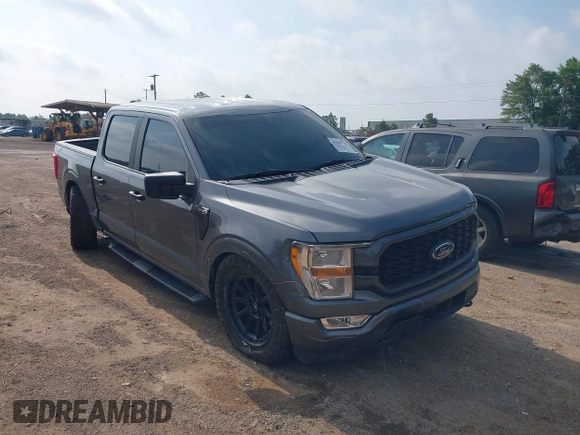 2021 Ford F-150 XL with VIN 1FTEW1EP8MKE56337, listed as a IAAI auction lot 42293733 with 57,171 mi miles and . Bid and sale history available at DreamBid. Image 1.