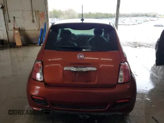 2013 FIAT 500 Sport with VIN 3C3CFFBRXDT754532, listed as a Copart auction lot 51088795 with 110,529 mi miles and Clean Title. Bid and sale history available at carsss.com. Image 6.