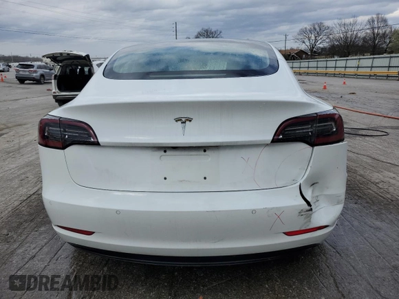 2018 Tesla Model 3 Long Range Battery with VIN 5YJ3E1EA9JF023379, listed as a Copart auction lot 47531895 with 87,613 mi miles and Salvage Title. Bid and sale history available at DreamBid. Image 6.