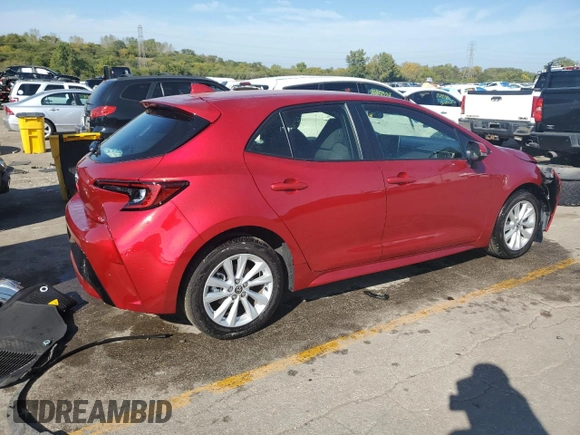 2024 Toyota Corolla Hatchback SE with VIN JTND4MBE2R3218910, listed as a Copart auction lot 71454284 with 5,238 mi miles and Salvage Title. Bid and sale history available at carsss.com. Image 3.