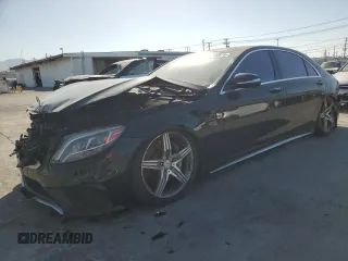2015 Mercedes-Benz S 63 AMG z VIN WDDUG7JB5FA105017, wystawiony jako Copart lot #57890015 z przebiegiem 104 202 mil mil oraz Czysty tytuł • Clean title. Historia ofert i sprzedaży dostępna na DreamBid. Obrazek 1.
