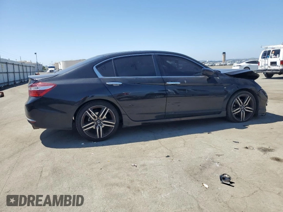 2016 Honda Accord Sport z VIN 1HGCR2F50GA089253, wystawiony jako Copart lot #53867405 z przebiegiem 140 220 mil mil oraz Szkoda całkowita • Salvage title. Historia ofert i sprzedaży dostępna na DreamBid. Obrazek 3.