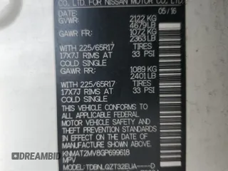 2016 Nissan Rogue SV z VIN KNMAT2MV8GP699618, wystawiony jako Copart lot #44120835 z przebiegiem 154 103 mil mil oraz Szkoda całkowita • Salvage title. Historia ofert i sprzedaży dostępna na DreamBid. Obrazek 15.