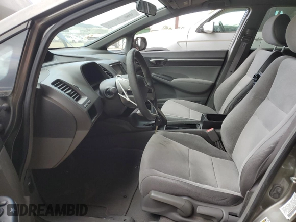 2007 Honda Civic EX with VIN 2HGFA16887H308759, listed as a Copart auction lot 47852395 with 80,540 mi miles and Salvage Title. Bid and sale history available at DreamBid. Image 7.
