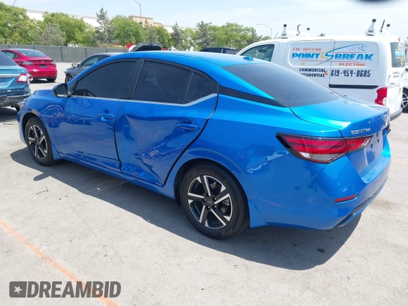 2024 Nissan Sentra SV with VIN 3N1AB8CV7RY312178, listed as a IAAI auction lot 42381469 with 16,343 mi miles and . Bid and sale history available at DreamBid. Image 3.
