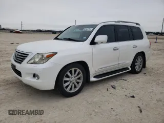 2009 Lexus LX 570 with VIN JTJHY00W094033308, listed as a Copart auction lot 45349515 with 122,922 mi miles and Salvage Title. Bid and sale history available at carsss.com. Image 1.