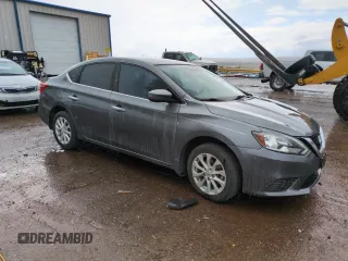 2017 Nissan Sentra S with VIN 3N1AB7AP0HY258218, listed as a Copart auction lot 61551805 with 51,375 mi miles and Salvage title. Bid and sale history available at DreamBid. Image 4.