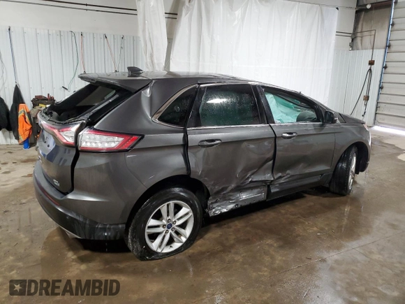 2015 Ford Edge SEL with VIN 2FMTK4J94FBB88522, listed as a Copart auction lot 51311955 with 0 mi miles and Salvage Title. Bid and sale history available at carsss.com. Image 3.