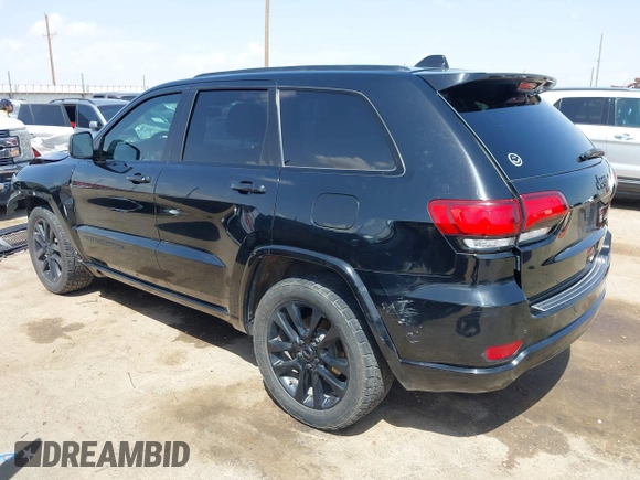 2017 Jeep Grand Cherokee Altitude with VIN 1C4RJEAG2HC816473, listed as a IAAI auction lot 42071543 with 171,096 mi miles and . Bid and sale history available at DreamBid. Image 3.