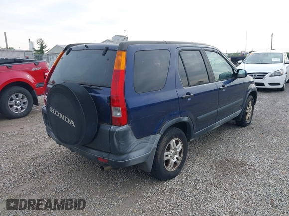 2002 Honda CR-V EX with VIN JHLRD78882C041575, listed as a IAAI auction lot 42209902 with 194,057 mi miles and . Bid and sale history available at carsss.com. Image 4.