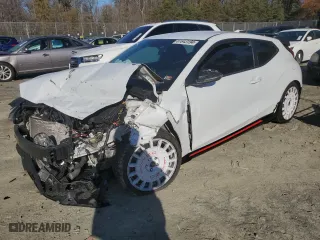 2020 Hyundai Veloster N with VIN KMHT36AH1LU005521, listed as a Copart auction lot 81643194 with 0 mi miles and Salvage Title. Bid and sale history available at carsss.com. Image 1.