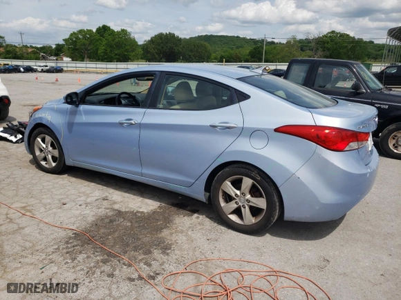 2013 Hyundai Elantra GLS PZEV with VIN KMHDH4AEXDU522642, listed as a Copart auction lot 52808254 with 87,952 mi miles and Salvage Title. Bid and sale history available at carsss.com. Image 2.