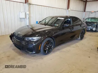 2022 BMW 3 Series M340i xDrive with VIN 3MW5U9J06N8C77498, listed as a Copart auction lot 50289925 with 39,537 mi miles and Salvage Title. Bid and sale history available at carsss.com. Image 1.
