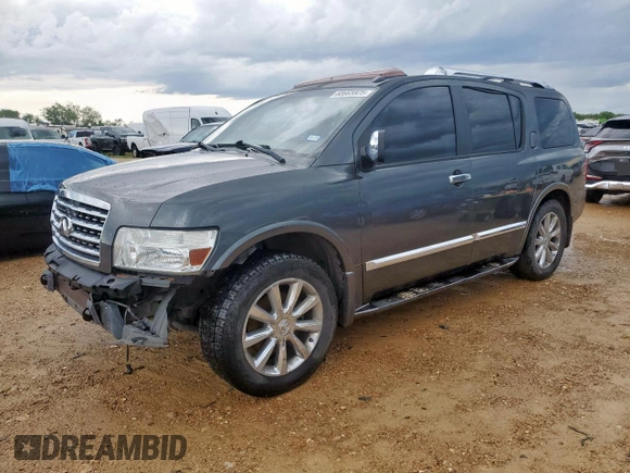 2009 Infiniti QX56 with VIN 5N3AA08DX9N902005, listed as a Copart auction lot 60665925 with 191,472 mi miles and Salvage title. Bid and sale history available at DreamBid. Image 1.