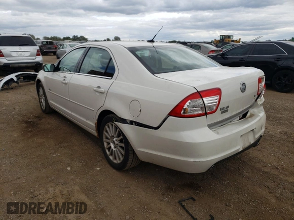 2008 Mercury Milan Premier with VIN 3MEHM08188R622893, listed as a Copart auction lot 66665814 with 124,956 mi miles and Salvage Title. Bid and sale history available at carsss.com. Image 2.