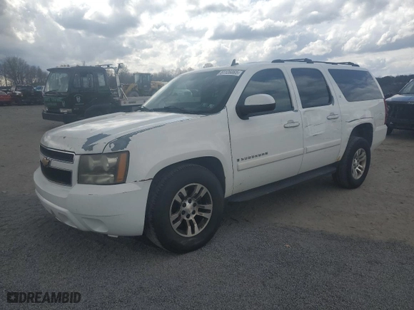 2007 Chevrolet Suburban LTZ with VIN 1GNFK16327J163076, listed as a Copart auction lot 51126065 with 231,076 mi miles and Salvage Title. Bid and sale history available at carsss.com. Image 1.