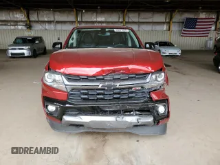 2022 Chevrolet Colorado 4WD Z71 with VIN 1GCGTDEN6N1106925, listed as a Copart auction lot 55877825 with 57,354 mi miles and Salvage title. Bid and sale history available at DreamBid. Image 5.