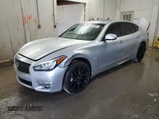 2017 Infiniti Q70 3.7 with VIN JN1BY1PP4HM170797, listed as a Copart auction lot 81760454 with 105,554 mi miles and Salvage Title. Bid and sale history available at DreamBid. Image 1.
