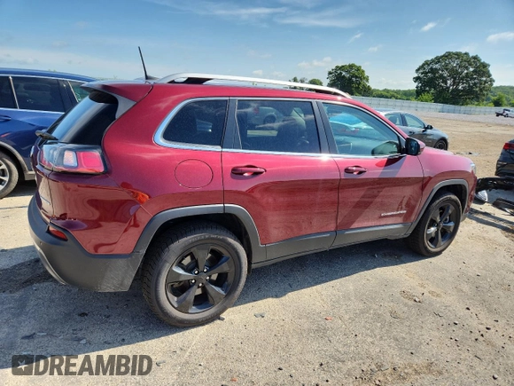 2020 Jeep Cherokee Limited with VIN 1C4PJMDX5LD621211, listed as a Copart auction lot 61768445 with 55,510 mi miles and Salvage title. Bid and sale history available at DreamBid. Image 3.