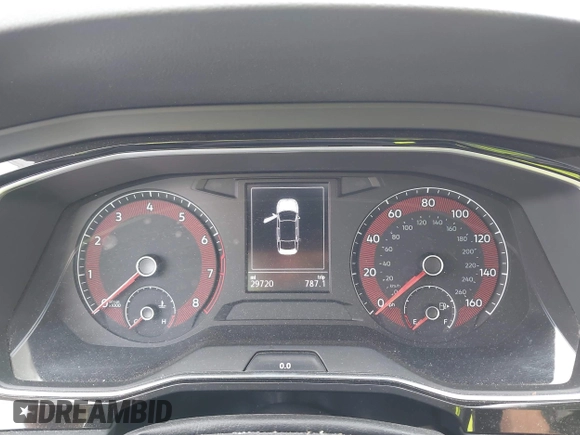 2019 Volkswagen Jetta S with VIN 3VWC57BU2KM040097, listed as a IAAI auction lot 42496084 with 29,720 mi miles and . Bid and sale history available at DreamBid. Image 7.