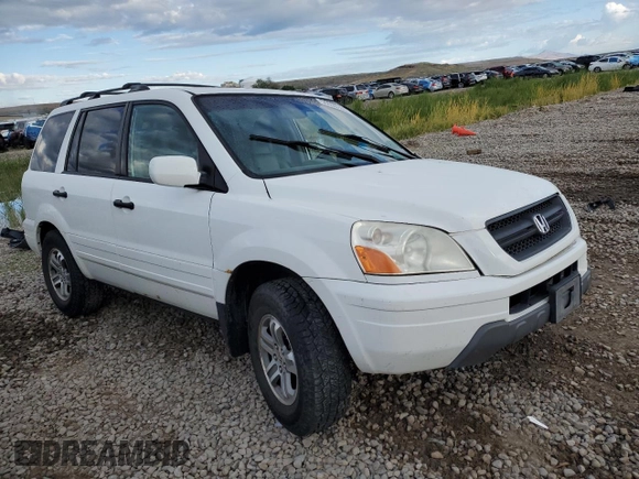 2005 Honda Pilot EX-L z VIN 5FNYF18505B042748, wystawiony jako Copart lot #56696285 z przebiegiem 181 638 mil mil oraz Szkoda całkowita • Salvage title. Historia ofert i sprzedaży dostępna na DreamBid. Obrazek 4.