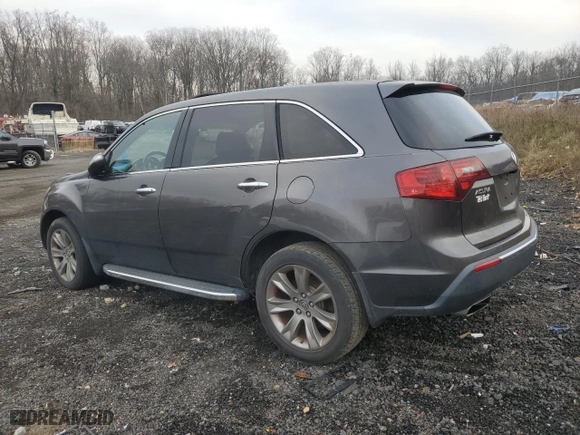 2012 Acura MDX Advance Pkg with VIN 2HNYD2H65CH526288, listed as a Copart auction lot 83744464 with 179,739 mi miles and Salvage Title. Bid and sale history available at carsss.com. Image 2.
