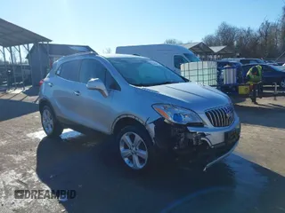 2015 Buick Encore Convenience with VIN KL4CJFSB0FB045362, listed as a IAAI auction lot 41258837 with 77,735 mi miles. Bid and sale history available at carsss.com. Image 1.