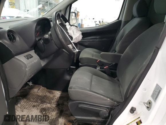 2021 Nissan NV200 S with VIN 3N6CM0KN2MK708904, listed as a Copart auction lot 45185975 with 67,639 mi miles and Salvage title. Bid and sale history available at DreamBid. Image 7.