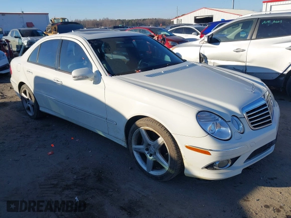 2009 Mercedes-Benz E-Class Sport 5.5L with VIN WDBUF72X49B394394, listed as a IAAI auction lot 41367768 with 247,533 mi miles. Bid and sale history available at carsss.com. Image 1.