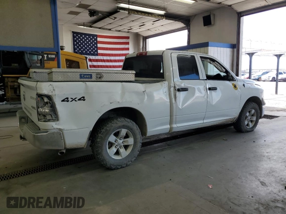 2018 Ram 1500 Express with VIN 1C6RR7FG5JS345662, listed as a Copart auction lot 60254455 with 84,384 mi miles and Salvage title. Bid and sale history available at DreamBid. Image 3.