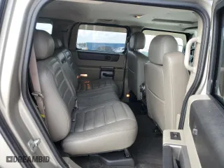 2003 Hummer H2 with VIN 5GRGN23U83H124614, listed as a Copart auction lot 50595255 with 121,356 mi miles and Salvage Title. Bid and sale history available at carsss.com. Image 11.