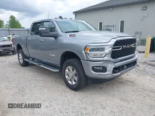 2024 Ram 2500 Big Horn with VIN 3C6UR5DJ1RG186140, listed as a IAAI auction lot 42244804 with 18,907 mi miles and . Bid and sale history available at DreamBid. Image 1.