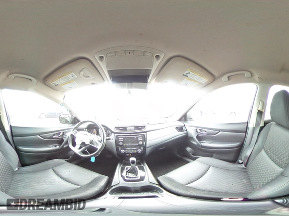 2017 Nissan Rogue SV with VIN KNMAT2MT5HP521410, listed as a Copart auction lot 56357785 with 150,734 mi miles and Salvage title. Bid and sale history available at DreamBid. Image 16.