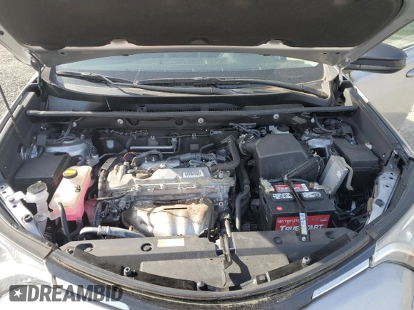 2017 Toyota RAV4 LE with VIN 2T3BFREV7HW637510, listed as a Copart auction lot 54057025 with 13,931 mi miles and Salvage Title. Bid and sale history available at carsss.com. Image 12.