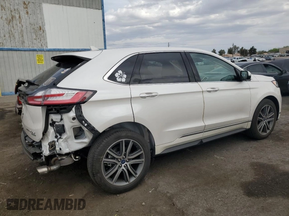 2019 Ford Edge Titanium z VIN 2FMPK3K91KBC11193, wystawiony jako Copart lot #53717475 z przebiegiem 31 599 mil mil oraz Szkoda całkowita • Salvage title. Historia ofert i sprzedaży dostępna na DreamBid. Obrazek 3.