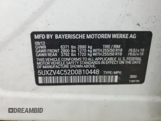 2013 BMW X5 xDrive35i with VIN 5UXZV4C52D0B10448, listed as a Copart auction lot 53533145 with 214,905 mi miles and Clean Title. Bid and sale history available at carsss.com. Image 13.