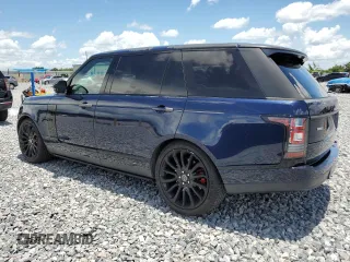 2014 Land Rover Range Rover Supercharged with VIN SALGS3TF4EA185528, listed as a Copart auction lot 61385675 with 83,334 mi miles and Salvage title. Bid and sale history available at DreamBid. Image 2.