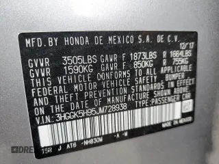 2018 Honda Fit EX-L with VIN 3HGGK5H95JM728938, listed as a Copart auction lot 84739504 with 26,461 mi miles and Salvage title. Bid and sale history available at DreamBid. Image 14.